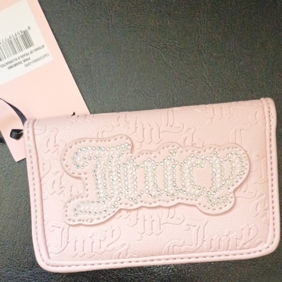 Juicy Couture Handbags - Juicy Couture Cream Wallet with Gold Accents